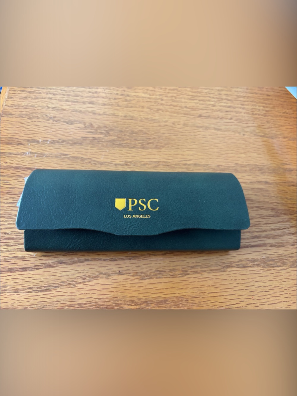 Green Men's Eyeglass Case